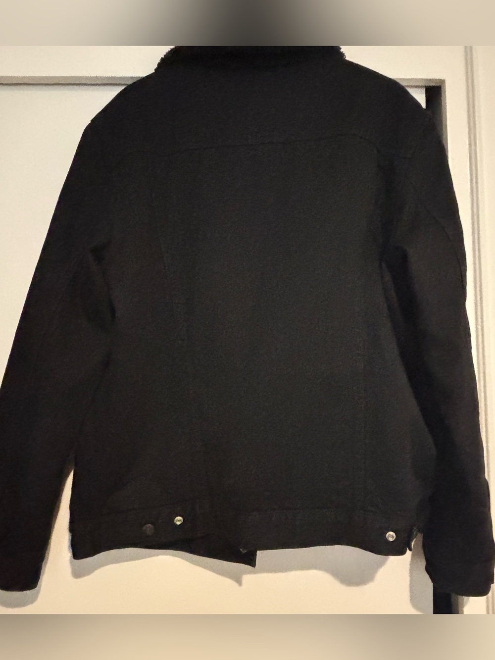 Levi’s Black Sherpa Jacket Size XL